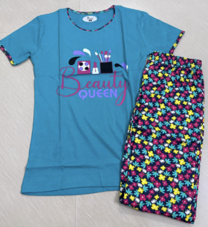 Women's Cotton Printed Pyjama Set