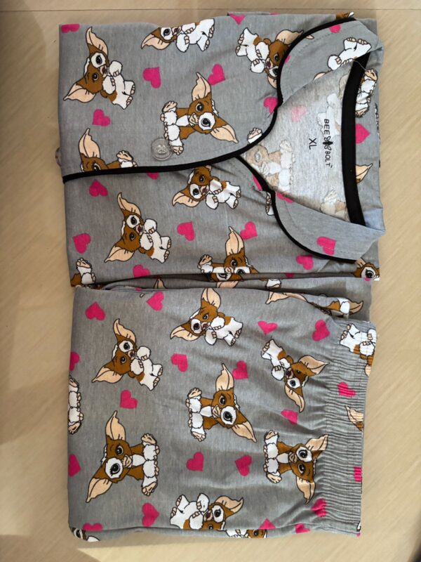 Women’s Cotton Printed Night Suit Set of Shirt & Pyjama Set with Collar (Available in all the Sizes)