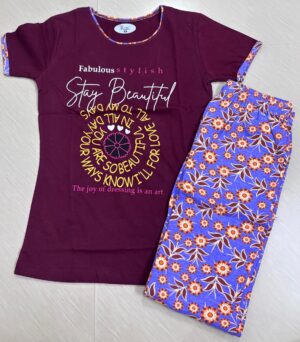 Women's Cotton Printed Pyjama Set