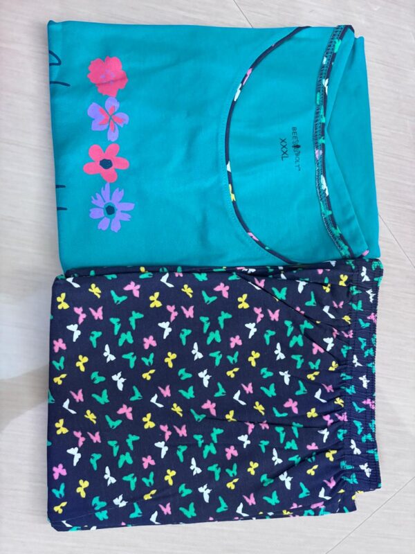 Women's Cotton Printed Pyjama Set