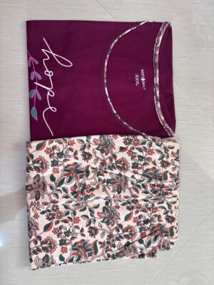 Women's Cotton Printed Pyjama Set