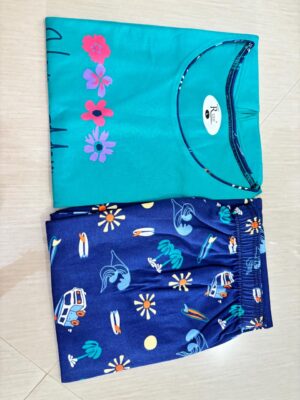 Women's Cotton Printed Pyjama Set