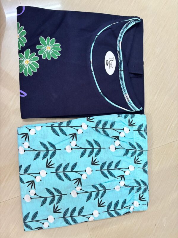 Women's Cotton Printed Pyjama Set