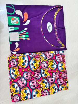 Women's Cotton Printed Pyjama Set