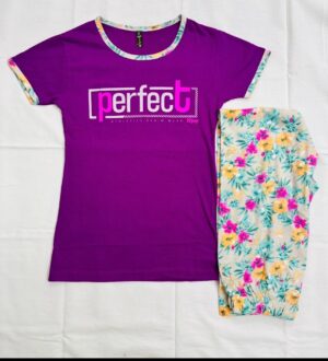 Women's Cotton Printed Pyjama Set